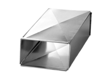 HVAC Duct, Crossbroke, 60 in LG, 18 in WD, 10 in HT