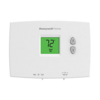 Thermostat, Non-Programmable, Premier White, 50/60 Hz, LCD