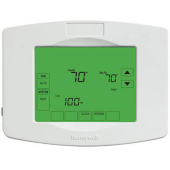 Thermostat, Programmable, Premier White, 20 to 30 VAC, 7 Day