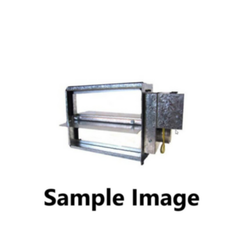 Zoning Damper, Single Blade, 24 VAC, 8 in LG, 8 in WD, 12 VA