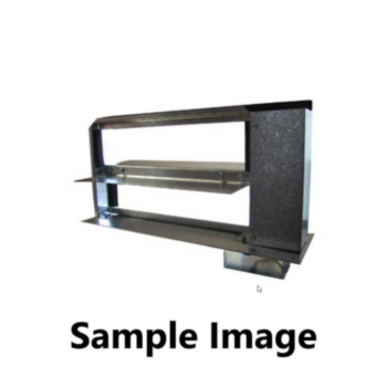 Zoning Damper, Single Blade, 24 VAC, 8 in LG, 12 in WD