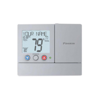 Daikin, Thermostat, Program, 2 Heat/1 Cool