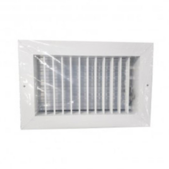 Wall Grill, Single Deflection Supply Side, 10 in LG, White