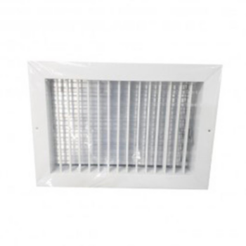 Wall Grill, Single Deflection Supply Side, 10 in LG, White
