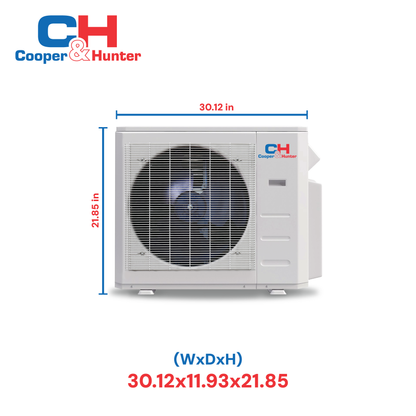 Cooper&Hunter 9,000 BTU Single Zone Floor Console Minisplit Heat Pump System R454B 230V