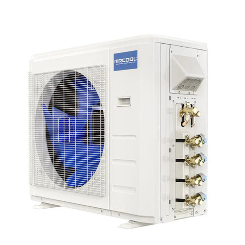 MRCOOL DIY 5th Gen 4-Zone Ductless Mini Split AC & Heat Pump 27000 BTU (6K+6K+9K+12K), One-Way Cassette Units, 230V