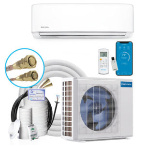 mrcool® 24k r454b diy 5th generation mini-split air handler & condenser 230vv