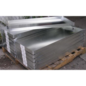 Drain Pan, 30 in WD, 60 in LG, 26 gauge THK