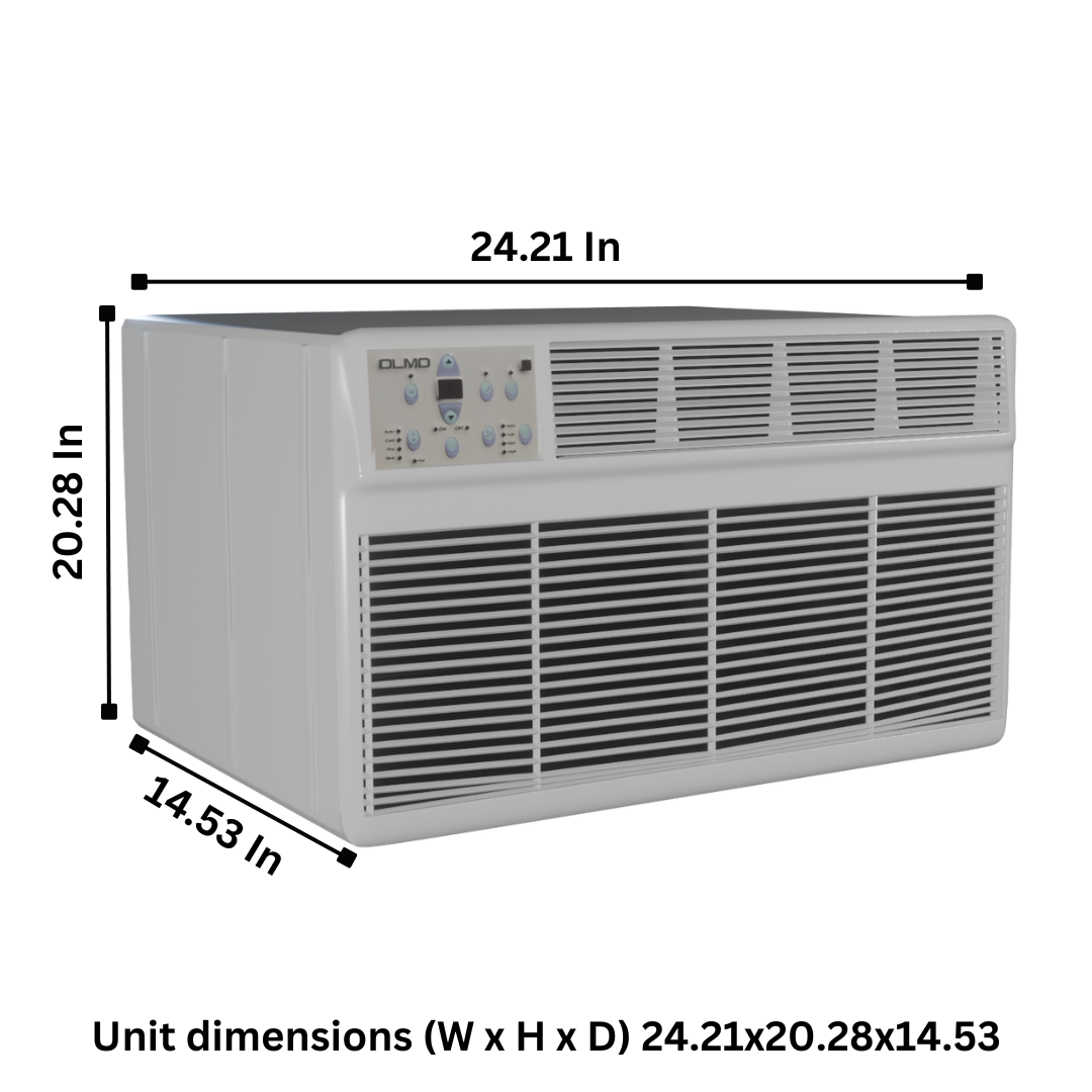 Olmo 12,000 BTU Smart Window / TTW Through-Wall AC – Cool Only 230V