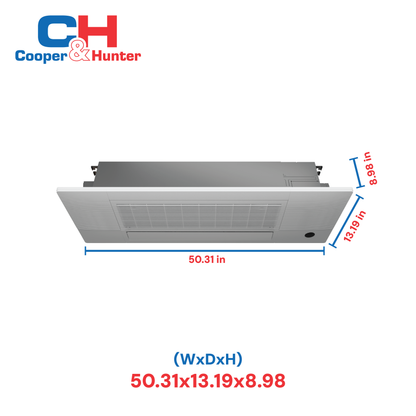 Cooper&Hunter 12,000 BTU Single Zone One-Way Cassette Minisplit Heat Pump System R454B 230V