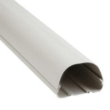 Lineset Cover, Fortress, 4.5 in, 8 in LG, 4.625 in WD, PVC