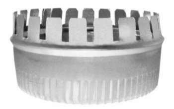 Collar Assembly, Sheet Metal Ductboard Start, 7 in Dia