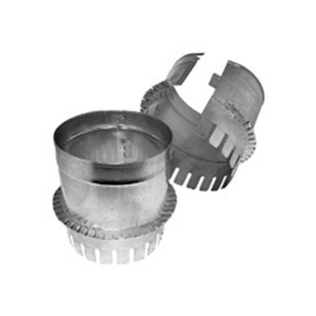 Duct Collar, Tab Lock, 9 in Dia, 30 gauge THK, Galv Steel