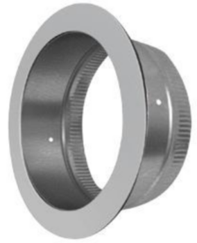 Duct Collar, Self-Adhesive Start, 10 in Dia, 5 in LG