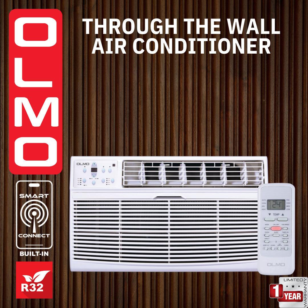 Olmo 12,000 BTU Smart Window / TTW Through-Wall AC – Cool Only 230V