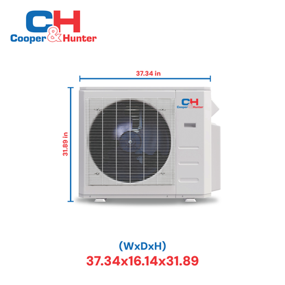 Cooper&Hunter 36,000 BTU Single Zone Universal Floor/Ceiling Minisplit Heat Pump System R454B 230V