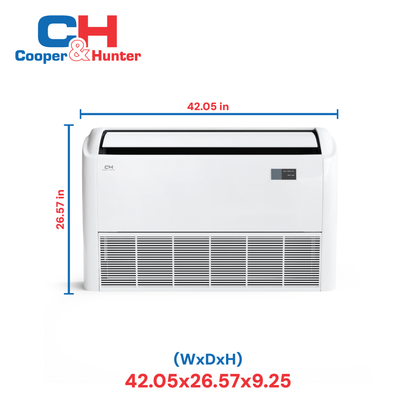 Cooper&Hunter 24,000 BTU Hyper Single Zone Universal Floor/Ceiling Minisplit Heat Pump System R454B 230V