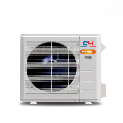 Cooper&Hunter Hyper Olivia Midnight 2-Zone Ductless Mini Split AC & Heat Pump 19000 BTU (6K+9K), Wall Mount Units, 230V - R410A