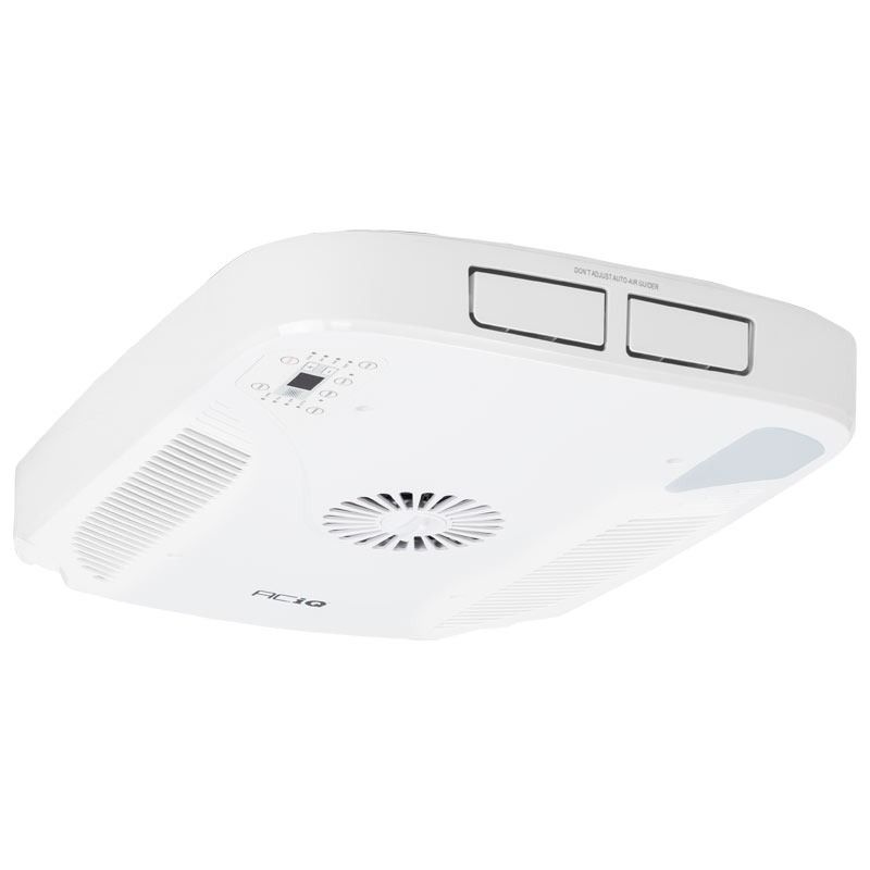 ACIQ RV Air Conditioner 15,000 BTU Rooftop with Heat Pump, Non-Ducted, 115V – Camper RV Rooftop AC – White