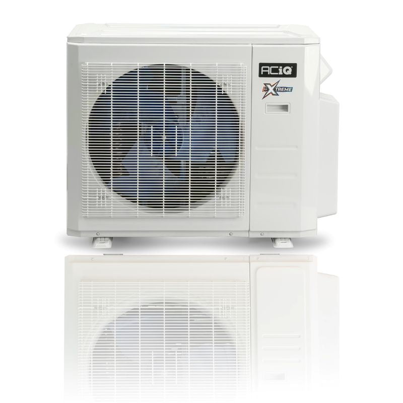 ACIQ Extreme Series 3-Zone Ductless Mini Split AC & Heat Pump 18000 BTU (9K+9K+12K), Wall Mount Units, 230V