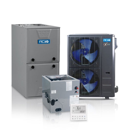 ACIQ Hybrid 5 Ton 16 SEER2 96% AFUE 120,000 BTU ACIQ Furnace and High Efficiency Heat Pump System | Inverter - R454B - Multi-Positional