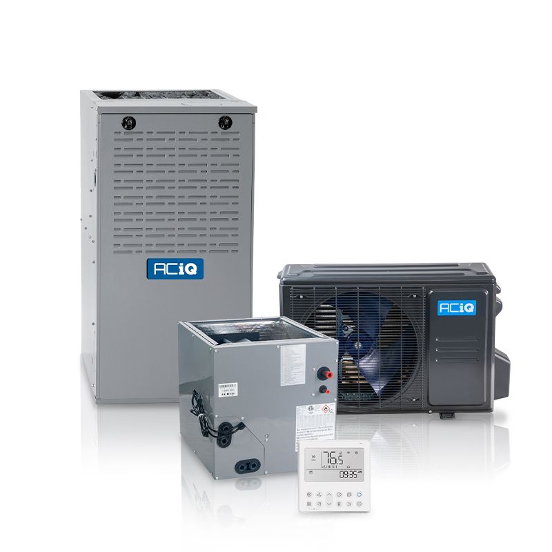 ACIQ Hybrid 1.5 Ton 16 SEER2 80% AFUE 45,0000 BTU ACIQ Furnace and High Efficiency Heat Pump System | Inverter - R454B - Multi-Positional