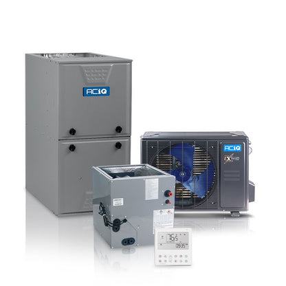ACIQ Hybrid 2 Ton 16 SEER2 96% AFUE 60,000 BTU ACIQ High Efficiency Heat Pump and Gas Furnace System | Inverter - R454B