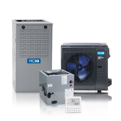 ACIQ Hybrid 3 Ton 15.8 SEER2 80% AFUE 45,000 BTU ACIQ Furnace and High Efficiency Heat Pump System | Extreme Series - R454B - Multi-Positional