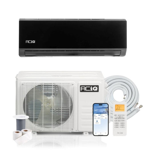 ACIQ 9,000 BTU ACIQ Essentials 20 SEER2 Single Zone Wall Mount Mini Split Heat Pump System - R454B | 230V