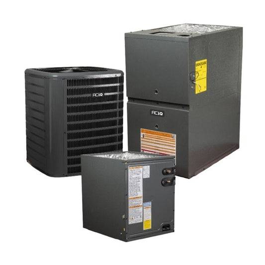 ACIQ 2 Ton 13.4 SEER2 80% AFUE 40,000 BTU Gas Furnace and R32 Air Conditioner System - Upflow