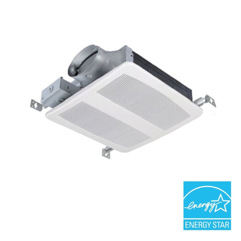 ACIQ 50-80-100 CFM 0.6 Sones ACiQ SlimLine Bathroom Exhaust Fan with Humidity Control