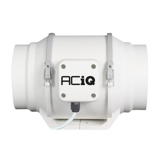 ACiQ 6 Inch Mixed Flow Inline Duct Fan - White