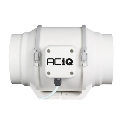 ACiQ 5 Inch Mixed Flow Inline Duct Fan - White
