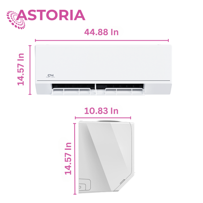 Cooper&Hunter Astoria Wall Mount Ductless Mini Split AC Indoor Unit – 30000 BTU | R410A