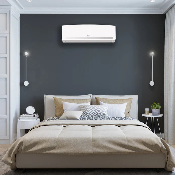 Perfect Aire | Perfect Aire 12000 BTU Quick Connect SYSTEM 115V (R454B) | 
12,000 BTU Mini-Split Quick Connect Kit
No ducts? No problem. This 12,000 BTU mini-split quick conn