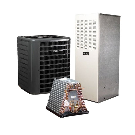 ACIQ 2 Ton 14.3 SEER2 10KW Mobile Home Heat Pump & Electric Furnace System with Coil - R32
