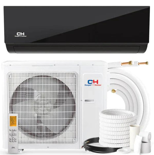 Cooper&Hunter 9,000 BTU Olivia Midnight Single Zone Wall Mount Minisplit Heat Pump System R410A 115V