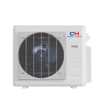 Cooper&Hunter Olivia Midnight 2-Zone Ductless Mini Split AC & Heat Pump 28000 BTU (18K+18K), Wall Mount Units, 230V