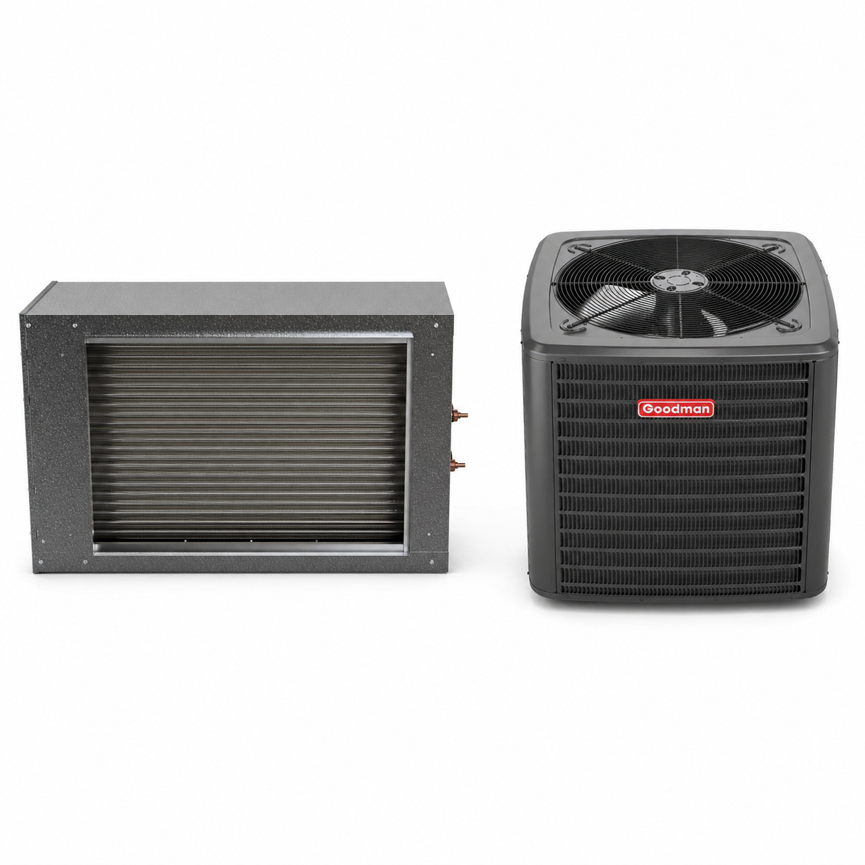 Goodman 4 Ton 13.4 SEER2 Central Air Conditioner Split with 39' inch Horizontal Cased Coil- R32