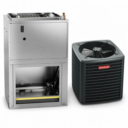 Goodman 2 Ton 14.5 SEER2 R32 Air Conditioner Split System w/ 10kW Heat - Wall Mounted