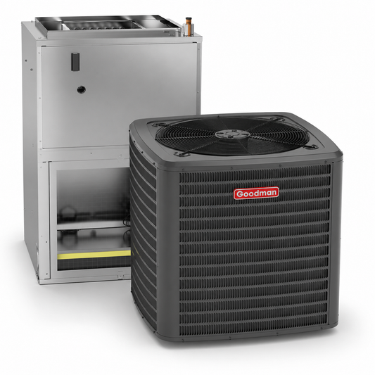 Goodman 1.5 Ton 14.5 SEER2 R32 Air Conditioner Split System w/ 5kW Heat - Wall Mounted