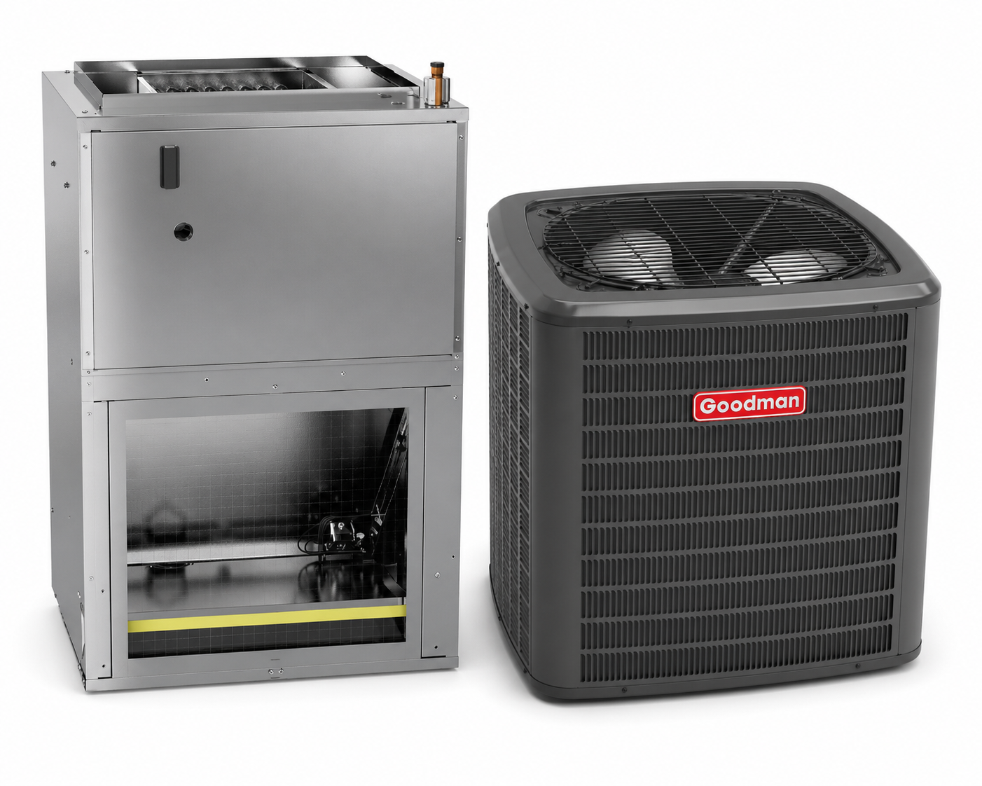Goodman 2.5 Ton 13.8 SEER2 R32 Air Conditioner Split System w/ 8kW Heat - Wall Mounted
