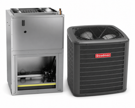 Goodman 2.5 Ton 13.8 SEER2 R32 Air Conditioner Split System w/ 8kW Heat - Wall Mounted