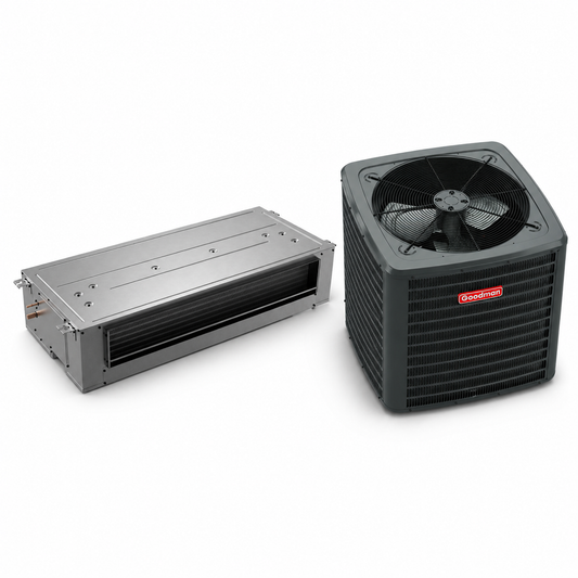 Goodman 2 Ton 14.3 SEER2 R32 Air Conditioner Split System w/ 10kW Heat - R454B Inverter - Ceiling-Mounted