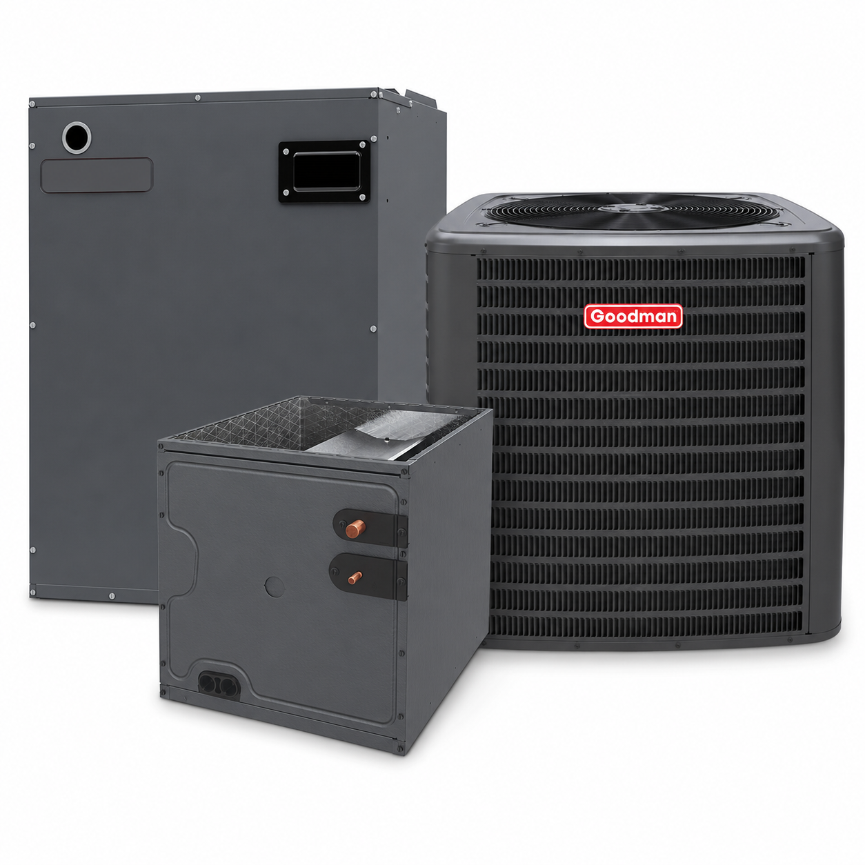 Goodman 2 Ton 14.3 SEER2  Electric Furnace and Air Conditioner System - Upflow/Downflow - 21"
