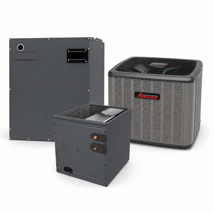 Goodman 2 Ton 17.2 SEER2  Electric Furnace and Heat Pump System - Upflow/Downflow - 17 1/2"