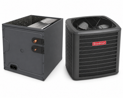 Goodman 3.5 Ton 13.4 SEER2 Central Air Conditioner Split with 24 1/2' inch Upflow/Downflow Cased Coil- R32