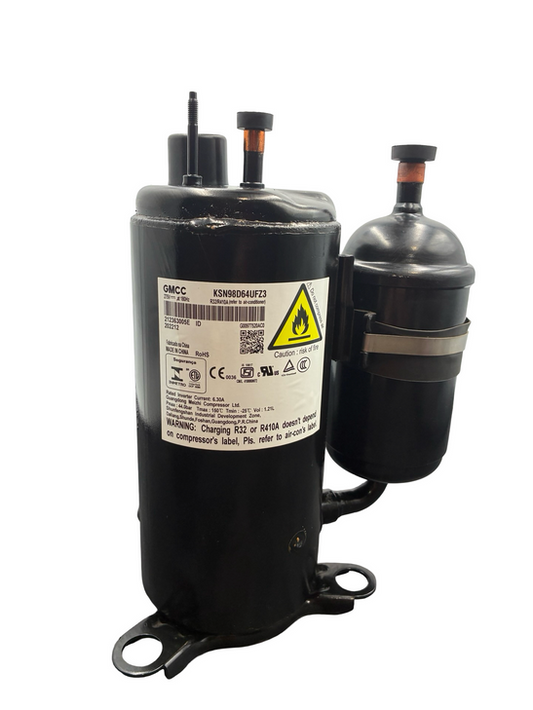 DC Inverter Rotary Compressor KSN98D64UFZ3 275V 180Hz R454B, R32, R410A | Part# 11103020A00776