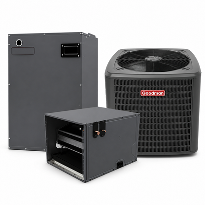 Goodman 2.5 Ton 14.0 SEER2  Electric Furnace and Air Conditioner System - Horizontal - 30"