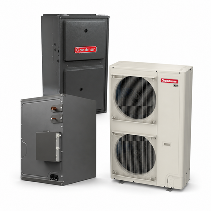 Goodman 5 Ton 16.0 SEER2 96% AFUE 100,000 BTU Gas Furnace and R32 Air Conditioner System - Upflow/Horizontal
